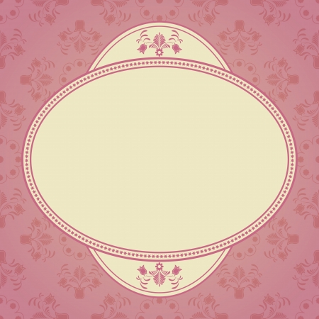 Retro style frameのイラスト素材