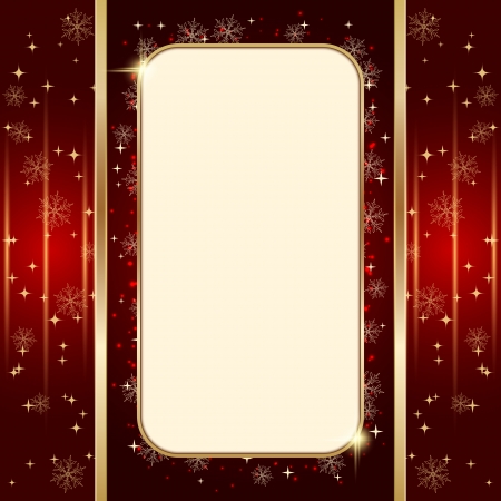 Christmas vector cardのイラスト素材