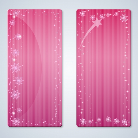 Christmas cards vector setのイラスト素材