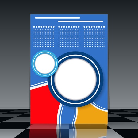 Flyer vector templateのイラスト素材