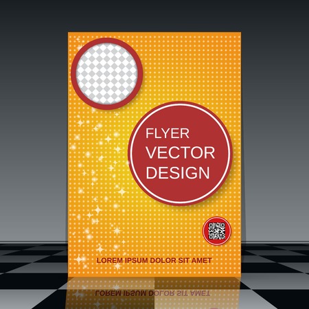 Business flyer vector templateのイラスト素材