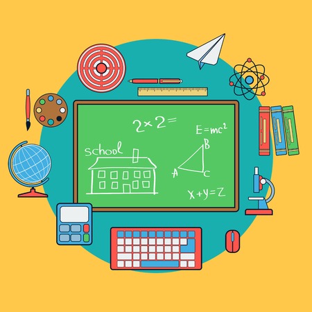 School education vector illustration