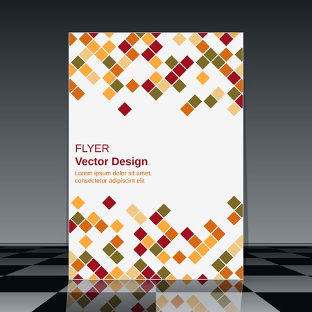 Flyer templateのイラスト素材