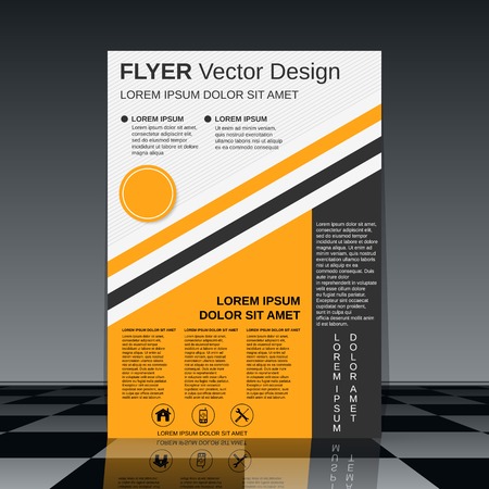 Brochure cover templateのイラスト素材