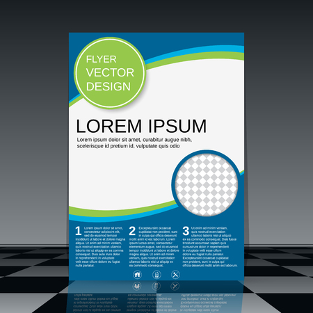 Brochure vector templateのイラスト素材