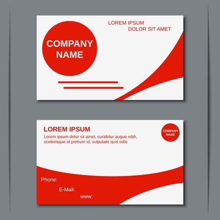 Modern business visiting card design templateのイラスト素材