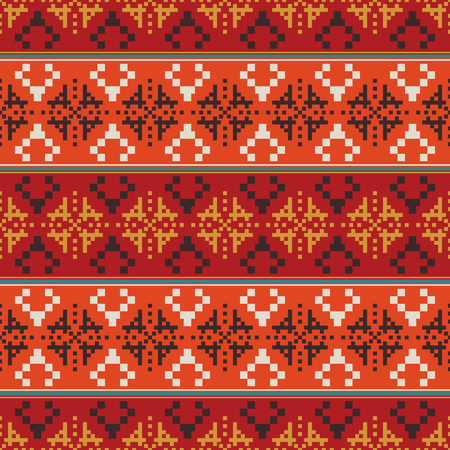Retro style seamless vector pattern