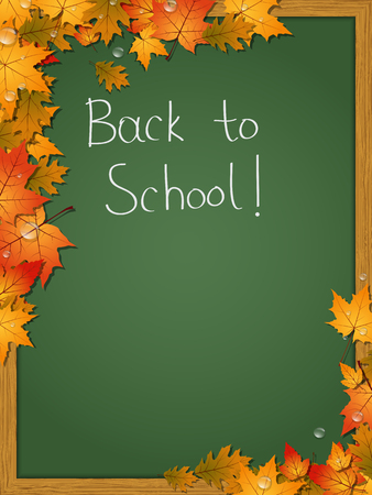 Back to school, education vector backgroundのイラスト素材