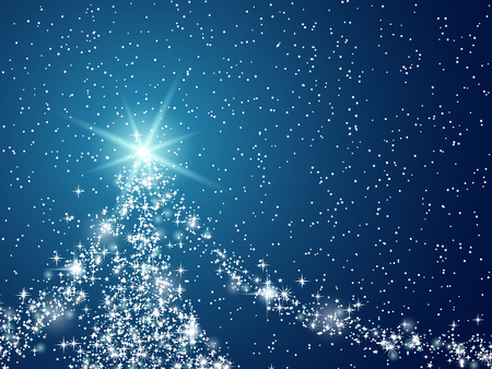 Merry Christmas and Happy New Year vector backgroundのイラスト素材