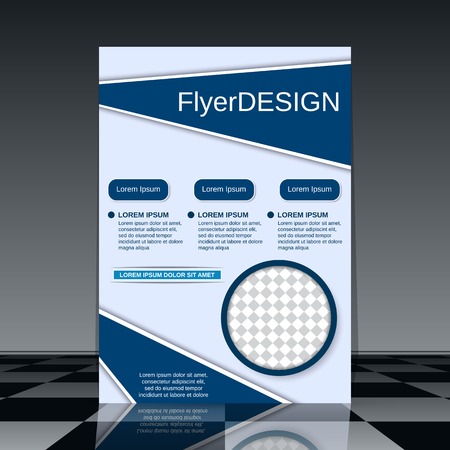Professional business flyer vector design templateのイラスト素材