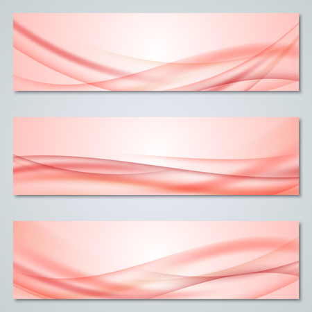 Abstract geometric banners vector templates collectionのイラスト素材