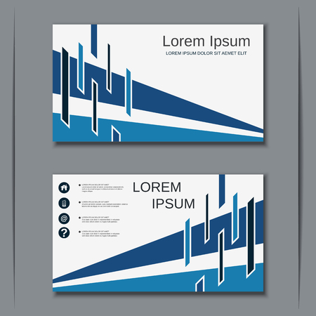 Modern business visiting card vector design templateのイラスト素材