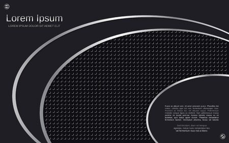 Abstract layered dark metallic vector backgroundのイラスト素材