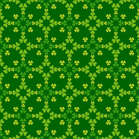 St.Patrick's Day green seamless  backgroundのイラスト素材