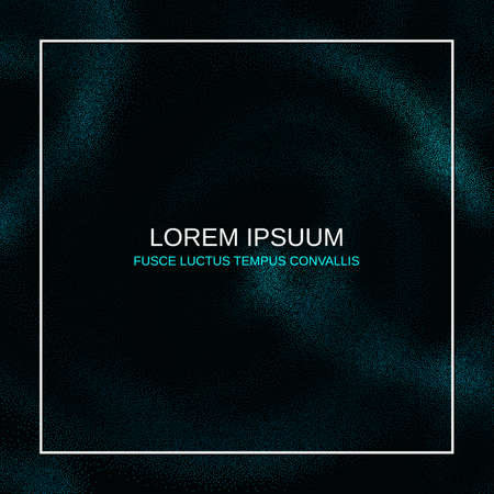 Abstract dotted futuristic style vector background with white frame. Halftone geometric patternのイラスト素材