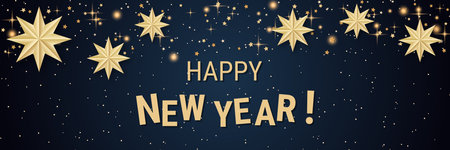 Christmas and New Year luxury vector background with stars and snowflakes. Design for banner, flyer, invitation card, coupon, voucherのイラスト素材