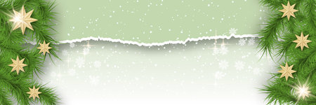 Christmas and New Year luxury vector background with stars and snowflakes. Design for banner, flyer, invitation card, coupon, voucherのイラスト素材