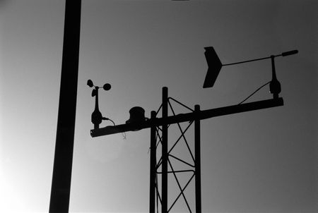 climate forecast sensors in day timeの写真素材