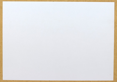 Empty Paper Sheetの写真素材