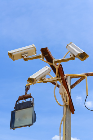 CCTV security camの写真素材