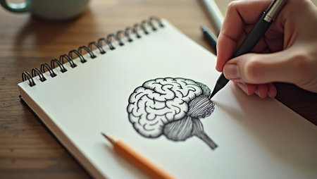 Creative learning moment with organic materials and natural lightingの素材