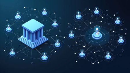Hub-and-spoke versus mesh topology in financial infrastructureの素材