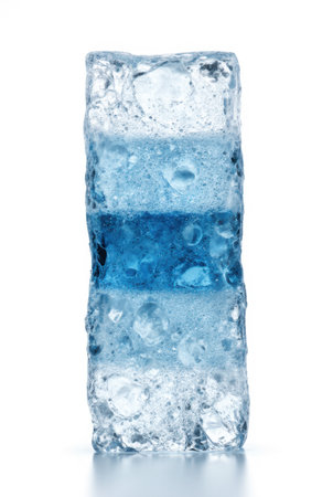 Dividend Reinvestment Over Decades as Glacier Layersの写真素材