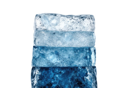 Dividend Reinvestment Over Decades as Glacier Layersの写真素材