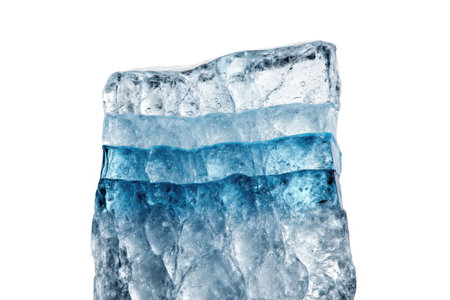 Dividend Reinvestment Over Decades as Glacier Layersの写真素材