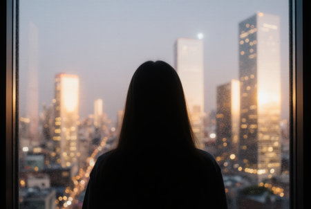 Emotional moment of envisioning financial independenceの素材