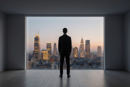 Emotional moment of envisioning financial independenceの素材