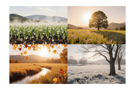 Natural, timeless metaphor for recurring market phasesの素材