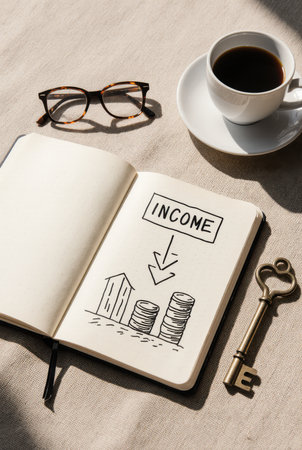 Analog ritual of unlocking long-term wealth strategiesの素材