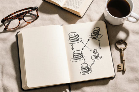 Analog ritual of unlocking long-term wealth strategiesの素材