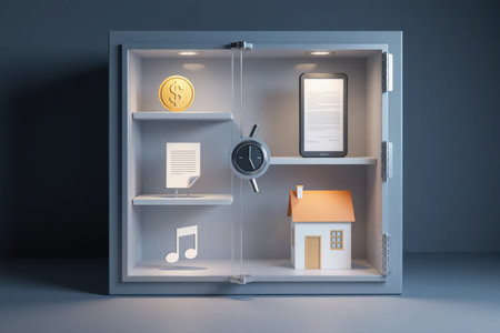 Organized visual storage of diversified passive income assetsの素材