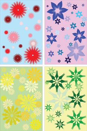 flowers abstractionの写真素材