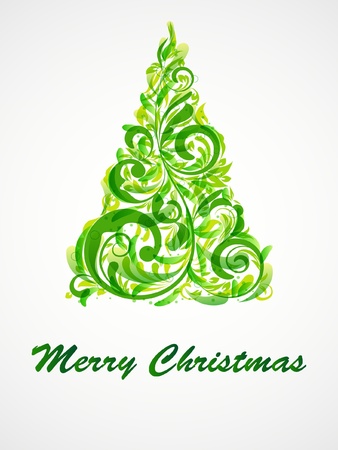 Christmas tree decorative abstraction backgroundのイラスト素材