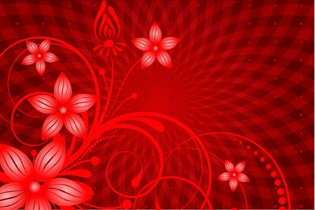 flower decoratively romantically abstraction illustrationのイラスト素材