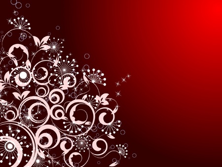 flower decoratively romantically abstraction illustrationのイラスト素材