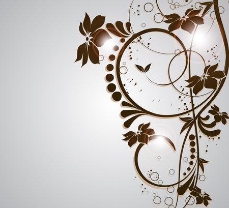 flower decoratively romantically abstraction illustrationのイラスト素材