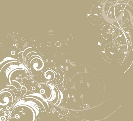 flower abstract decorative patternのイラスト素材