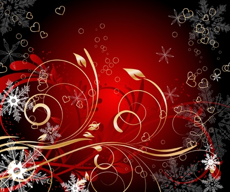 vector Christmas background のイラスト素材