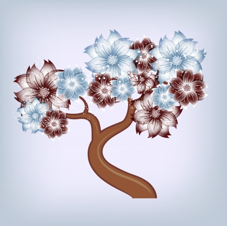 flower treeのイラスト素材