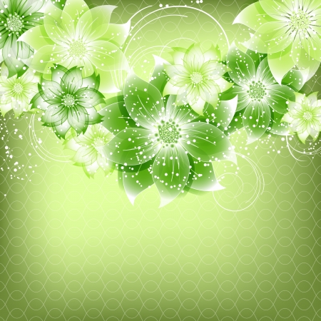 abstract  flower backgroundのイラスト素材