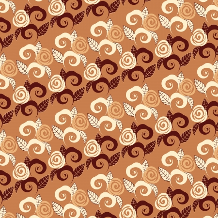 vector abstract flower pattern backgroundのイラスト素材