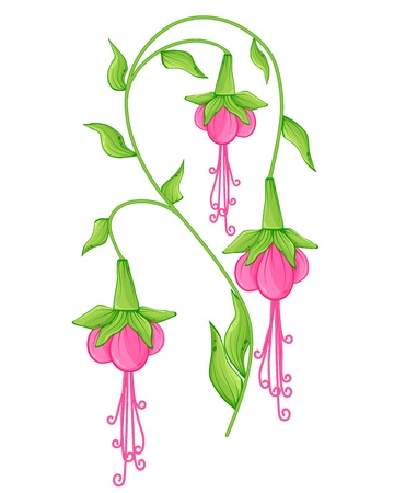 abstract flower backgroundのイラスト素材