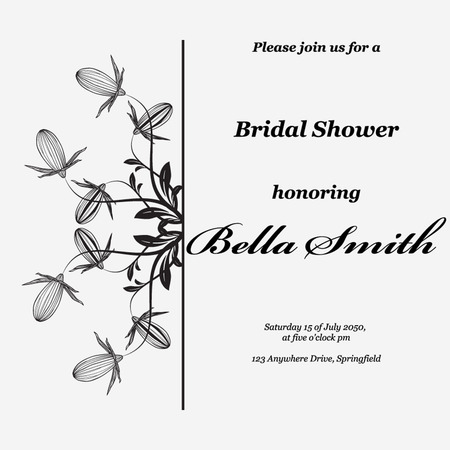 Wedding or invitation card. abstract vector flower pattern backgroundのイラスト素材