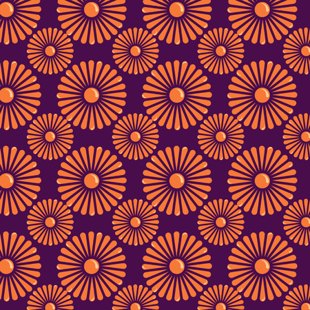 flower vector abstract pattern backgroundのイラスト素材