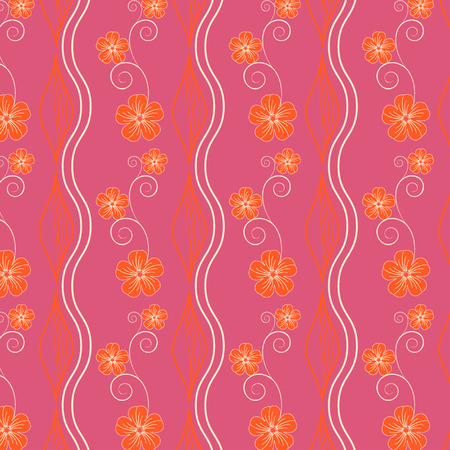 vector flower abstract pattern paper backgroundのイラスト素材