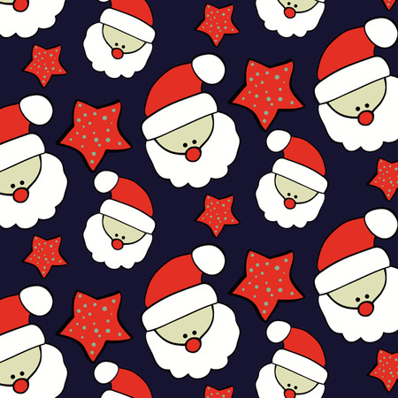 vector Christmas ornament pattern backgroundのイラスト素材
